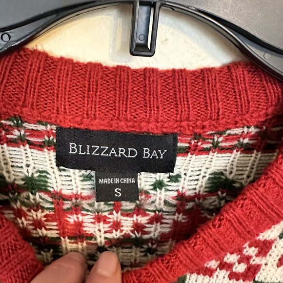Blizzard Bay Ugly Christmas Santa Llama Sweater Small - Picture 2 of 6